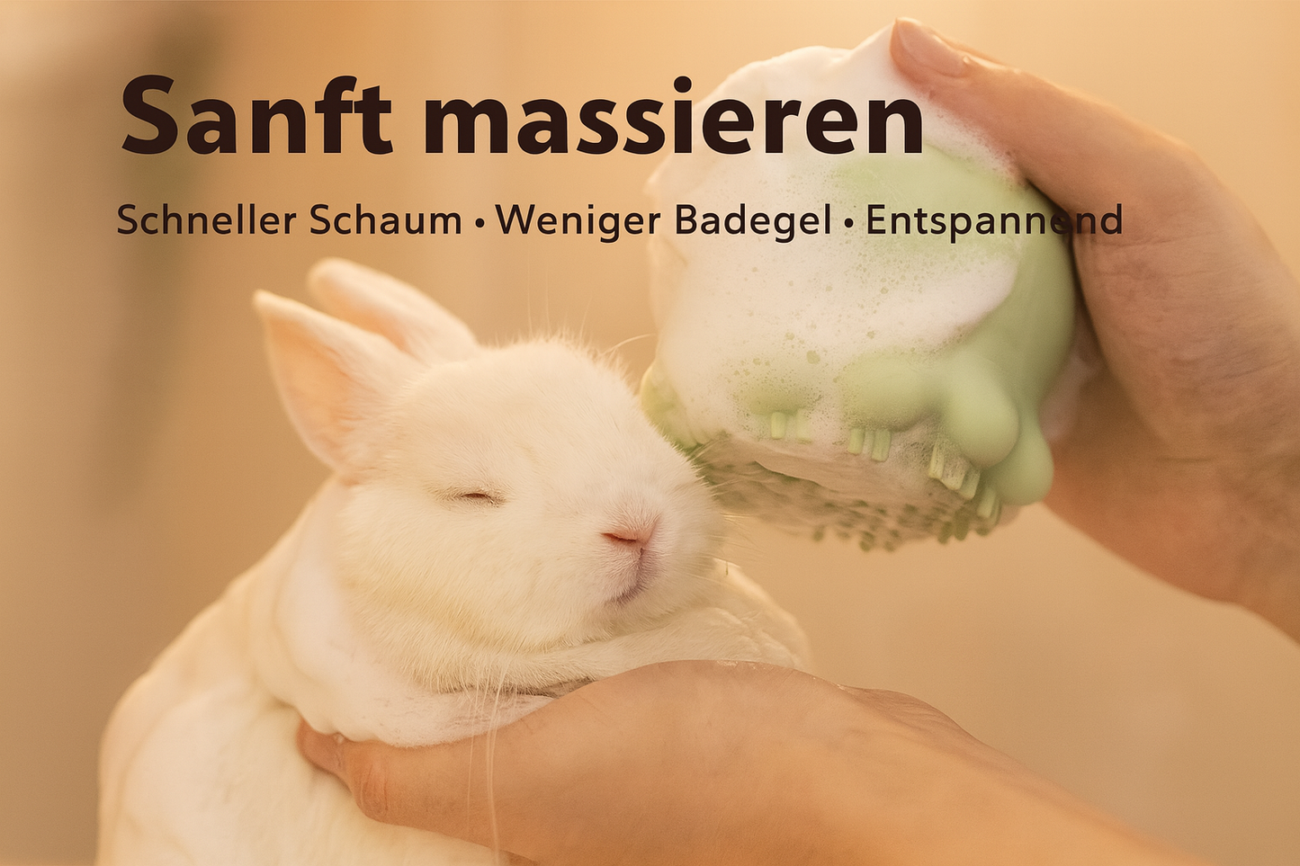 Anwendung - Sanft massieren