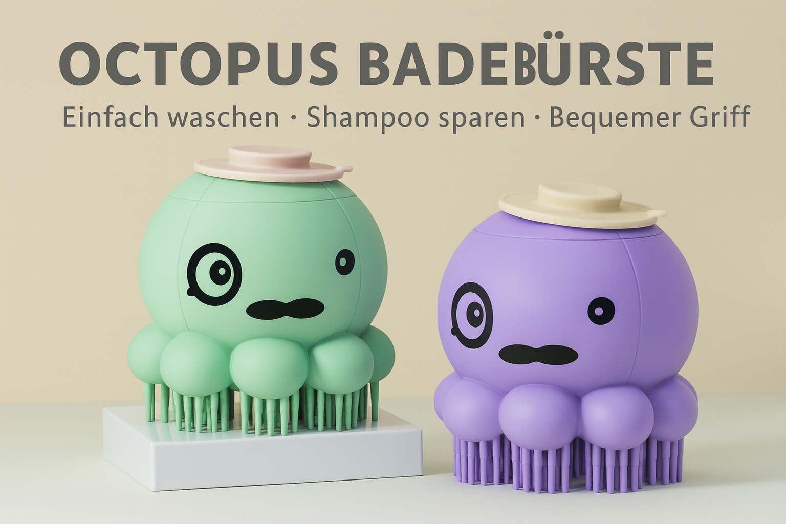 Produktübersicht - Octopus Badebürste
